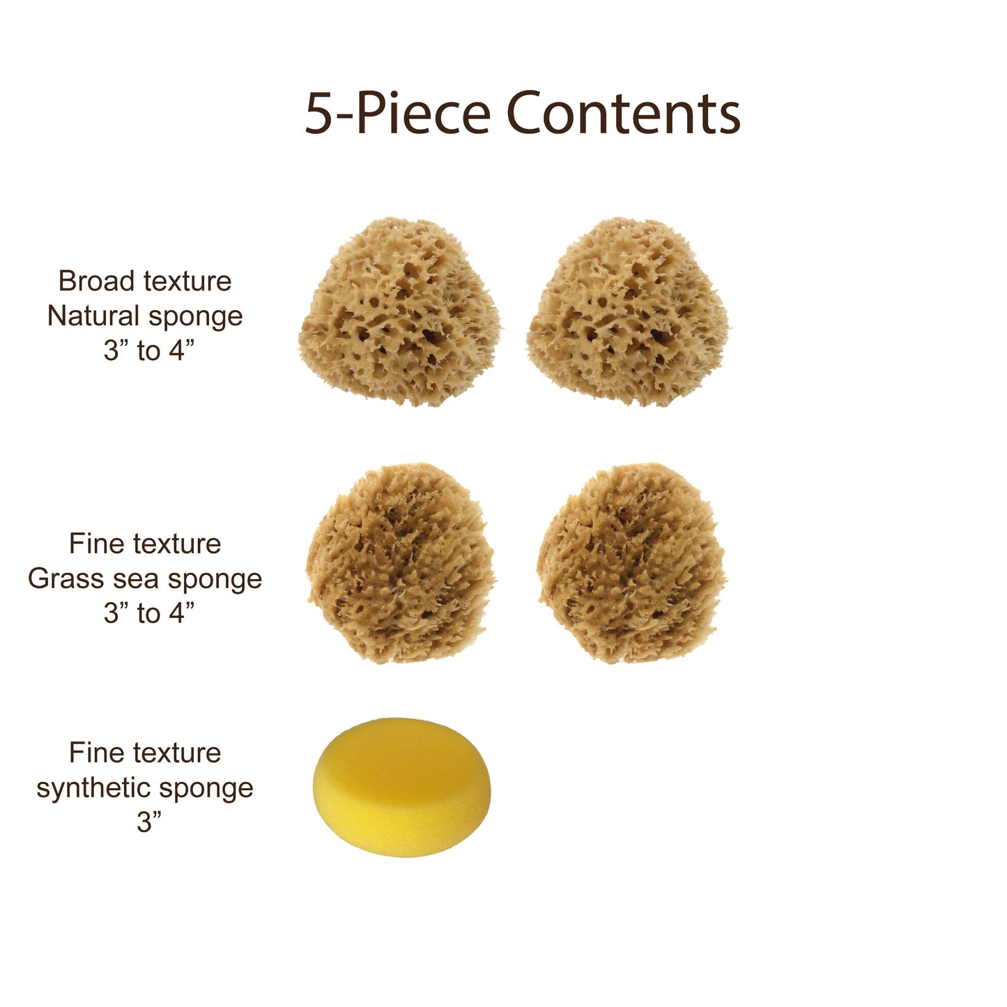 Artist Natural Sea Sponge Pack