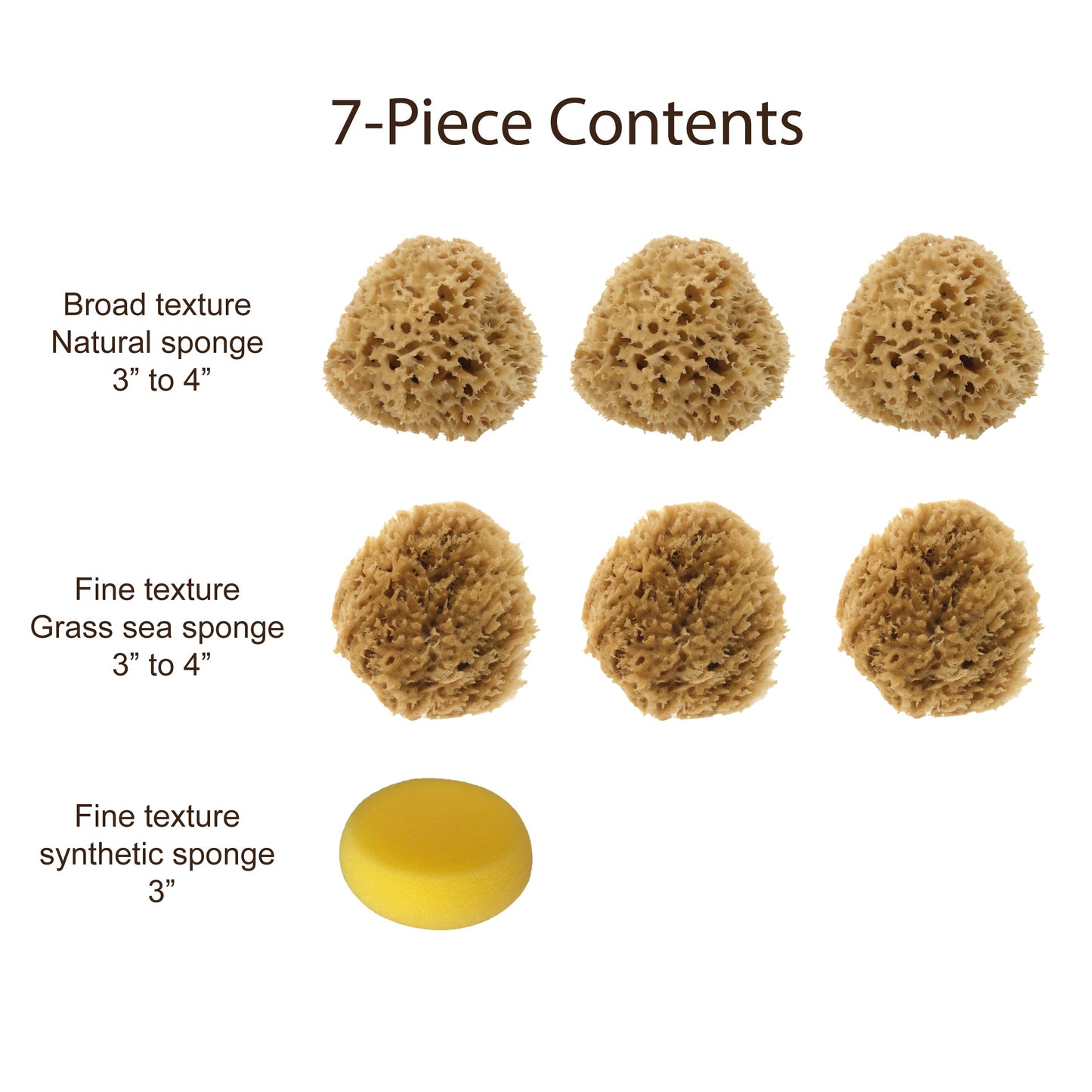 Artist Natural Sea Sponge Pack